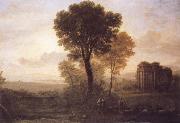 Claude Lorrain Landscape with Jacob,Rachel and Leah at the Well oil on canvas